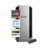 Lenovo Loq Tower 26ADR10 Amd Ryzen 7 8745HX 5.1 Ghz 24GB Ddr5 2tb SSD Geforce RTX5060 Ti 8gb Windows 11 Pro Masaüstü Oyuncu Bilgisayarı L91DF006LTRP09 + Zetta Bellek
