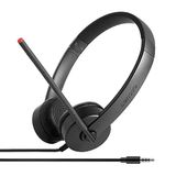 Lenovo - Option Mobile Stereo 3,5 mm Kulaklık Seti, Siyah, Tek Boy