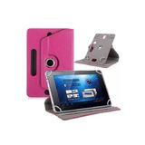 Lenovo Smart Tab M8 2Ghz 2 32,8 1280X800 Ips 8 Inch Uyumlu Deri Tablet Kılıf Sıtandlı 360° Dönebilen Pembe