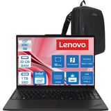Lenovo T16 Gen4 Intel Core Ultra 7 255U Ddr5 32GB 1tb SSD Intel Graphics 16" Wuxga (1920X1200) IPS 300NITS Windows 11 Pro Kurumsal Iş Bilgisayarı 21QFS2BH00P10 + Zettaçanta - 1 TB - 32 GB