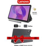 Lenovo Tab 2. Nesil 8gb 128GB 11" 2.5k Sim Kartlı Tablet Gri Kalem Kılıf Seti Seyahat ve Iş Için Kesintisiz 4g Bağlantı Imkanı Sunan Set