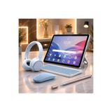LENOVO Tab 4GB/128 GB 10.1"İNCH TABLET+ŞEFFAF KILIF+MAVİ KLAVYE VE MOUSE+KALEM+SİYAH KULAKLIK+ÇANTA HEDİYELİ(MAVİ-SİYAH)