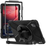 Lenovo Tab K11 TB-330FU ile uyumlu Tank Zırh Elgeçmeli İpli Defender Tablet Silikon kılıfı