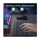 Lenovo Tab M7 (3.Nesil) TB-7306F 7 Inç Tablet Uyumlu Mini Slim Şarjlı Bluetooth Klavye ve Mouse Seti