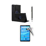 Lenovo Tab M8 Tb-8505f 8 Inç Za5g0100tr 360 Dönerli Tablet Kılıfı 3lü Set Kılıf siyah