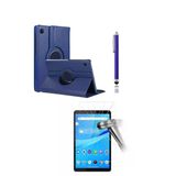 Lenovo Tab M8 Tb-8505F 8 Inç Za5g0100tr 360° Dönerli Tablet Kılıfı 3Lü Set Lacivert