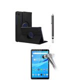 Lenovo Tab M8 Tb-8505F 8 Inç Za5g0100tr 360° Dönerli Tablet Kılıfı 3Lü Set Siyah