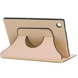 Lenovo Tab M8 Uyumlu Zore Fest Dönebilen Standlı Kılıf (Gold)