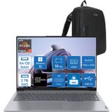 Lenovo Thinkbook 16 G7 Arp Amd Ryzen 7 7735Hs 64Gb Ddr5 2Tb Ssd Radeon 680M Graphics 16" Wuxga 300Nıts Ips Windows 11 Pro Taşınabilir Bilgisayar 21Mw002ctrp29 + Zetta Çanta