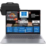 Lenovo Thinkbook 16 G7 Arp Amd Ryzen 7 7735HS 64GB Ddr5 512GB SSD Radeon 680M 16" Wuxga 300NITS IPS Windows 11 Taşınabilir Bilgisayar 21MW002CTR5 &çanta - 512 GB - 64 GB