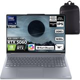 Lenovo Thinkbook 16P G6 Iax Ultra 9-275HX 40-Gbddr5 1 Tbssd RTX5060 (8GB-GDDR7-115W) 16" 3.2k 165Hz IPS Windows 10 Home + Hmf Sırt Çantası 21R0001JTXHMF52 - 40 GB