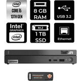 Lenovo Thinkcentre 50Q Gen 4 i5 13420H Mini PC 8GB RAM 1TB SSD FreeDOS + Per4 USB 12LN0048TRP303