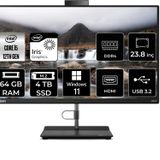 Lenovo THİNKCENTRE NEO 30A i5 1240P 64 GB RAM 4 TB SSD 23.8" FHD W11P ALL IN ONE PC 12B0002CTX