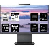 LENOVO ThinkCentre Neo 50a G5 i7 13620H 40GB DDR5 2TB SSD 23.8" FHD FDOS All in One & PER4 Bellek
