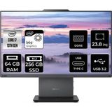 LENOVO ThinkCentre Neo 50a G5 i7 13620H 64GB DDR5 256GB SSD 23.8" FHD FDOS All in One & PER4 Bellek