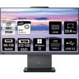 LENOVO ThinkCentre Neo 50a G5 i7 13620H 96GB DDR5 512GB SSD 23.8" FHD W11H All in One & PER4 Bellek