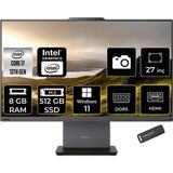 Lenovo Thinkcentre Neo 50A Gen 5 Intel Core I7 13620H 8gb 512GB SSD 27" Fhd Windows 11 Home All In One Bilgisayar & Per4 USB Bellek 12SA000RTRP342