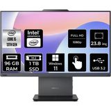 Lenovo Thinkcentre Neo 50A Intel Core I5 13420H 96GB 1tb SSD 23.8" Fhd W11H Multi-Touch All In One Bilgisayar 12SC001LTRP378