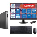Lenovo Thinkcentre Neo 50Q Gen 5 Intel Core 5-210H 4.8ghz Up 64GB Ddr5 512GB SSD Intel® Graphics+Lenovo 27" FHD Mon. WIN11HOME Mini Masaüstü Bilgisayar 13B9001MTR27H22+ZETTAUSBBELLEK - Windows 11 Home