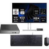 Lenovo Thinkcentre Neo 50Q Gen 5 Intel Core 5 210H 48GB 4tb SSD 27" Fhd Monitör Fdos Mini Masaüstü Bilgisayar & Per4 USB Bellek 13B9001MTRP540 - Yok (Free Dos)