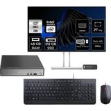 Lenovo Thinkcentre Neo 50Q Gen 5 Intel Core 5 210H 48GB 512GB SSD 27" Fhd Monitör Fdos Mini Masaüstü Bilgisayar & Per4 USB Bellek 13B9001MTRP537 - Yok (Free Dos)