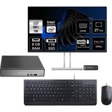 Lenovo Thinkcentre Neo 50Q Gen 5 Intel Core 5 210H 8gb 1tb SSD 27" Fhd Monitör Fdos Mini Masaüstü Bilgisayar & Per4 USB Bellek 13B9001MTRP518 - Yok (Free Dos)