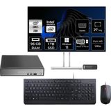 Lenovo Thinkcentre Neo 50Q Gen 5 Intel Core 5 210H 96GB 1tb SSD 27" Fhd Monitör W11H Mini Masaüstü Bilgisayar & Per4 USB Bellek 13B9001MTRP586 - Windows 11 Home