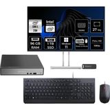Lenovo Thinkcentre Neo 50Q Gen 5 Intel Core 5 210H 96GB 1tb SSD 27" Fhd Monitör W11P Mini Masaüstü Bilgisayar & Per4 USB Bellek 13B9001MTRP622 - Windows 11 Pro