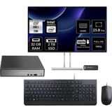 Lenovo Thinkcentre Neo 50Q Gen 5 Intel Core 7 240H 32GB 2tb SSD 23.8" Fhd Monitör Fdos Mini Masaüstü Bilgisayar & Per4 USB Bellek 13B9001PTRP423 - Yok (Free Dos)