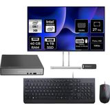 Lenovo Thinkcentre Neo 50Q Gen 5 Intel Core 7 240H 40GB 4tb SSD 27" Fhd Monitör Fdos Mini Masaüstü Bilgisayar & Per4 USB Bellek 13B9001PTRP536 - Yok (Free Dos)