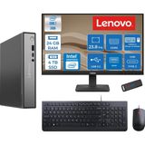 Lenovo Thinkcentre Neo 50Q Gen 5 Intel Core 7-240H 5.2ghz Up 24GB Ddr5 4tb SSD Intel® Graphics+Lenovo 23.8" FHD Mon. Freedos Mini Masaüstü Bilgisayar 13B9001PTR23F10+ZETTAUSBBELLEK - Yok (Free Dos)