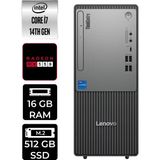 Lenovo Thinkcentre Neo 50T Gen 5 i7 14700 Masaüstü Bilgisayar 16GB RAM 512GB SSD FreeDOS + Per4 USB 12UAS0GL00P361