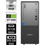 Lenovo Thinkcentre Neo 50T Gen 5 i7 14700 Masaüstü Bilgisayar 32GB RAM 512GB SSD FreeDOS + Per4 USB 12UD001UTRP425