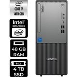 Lenovo Thinkcentre Neo 50T Gen 5 i7 14700 Masaüstü Bilgisayar 48GB RAM 4TB SSD FreeDOS + Per4 USB 12UAS0GL00P312