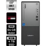 Lenovo Thinkcentre Neo 50T Gen 5 i7 14700 Masaüstü Bilgisayar 64GB RAM 4TB SSD Win11 Pro + Per4 USB 12UD001UTRP416