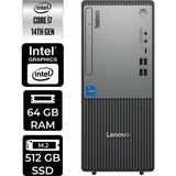 Lenovo Thinkcentre Neo 50T Gen 5 i7 14700 Masaüstü Bilgisayar 64GB RAM 512GB SSD FreeDOS + Per4 USB 12UAS0GL00P313