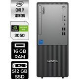 Lenovo Thinkcentre Neo 50T Gen 5 i7 14700 RTX 3050 Masaüstü Bilgisayar 16GB RAM 512GB SSD FreeDOS + Per4 USB 12UD001UTRP481