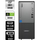 Lenovo Thinkcentre Neo 50T Gen 5 i7 14700 RTX 3050 Masaüstü Bilgisayar 96GB RAM 1TB SSD Win11 Pro + Per4 USB 12UD001UTRP538