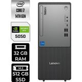 Lenovo Thinkcentre Neo 50T Gen 5 i7 14700 RTX 5050 8GB Masaüstü Bilgisayar 32GB RAM 512GB SSD FreeDOS + Per4 USB 12UAS0GL00P545
