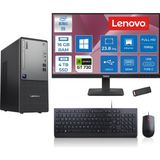 Lenovo Thinkcentre Neo 50T Gen 6 Intel Core Ultra 5 225 Upto 4.9ghz 16GB Ddr5 4tb SSD 4GB/GT730 WIN11HOME +23.8"fhd Monitör Masaüstü Bilgisayar 13BD007UTR2425H05+ZETTAUSBBELLEK - 23,8 inç