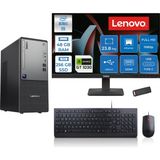 Lenovo Thinkcentre Neo 50T Gen 6 Intel Core Ultra 5 225 Upto 4.9ghz 48GB Ddr5 256GB SSD 4GB/GT1030 Freedos +23.8"fhd Monitör Masaüstü Bilgisayar 13BD007UTR2421F16+ZETTAUSBBELLEK - 23,8 inç