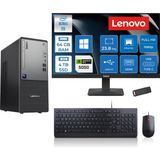 Lenovo Thinkcentre Neo 50T Gen 6 Intel Core Ultra 5 225 Upto 4.9ghz 64GB Ddr5 4tb SSD 8GB/RTX5050 WIN11PRO +23.8"fhd Monitör Masaüstü Bilgisayar 13BD007UTR2424P25+ZETTAUSBBELLEK - 23,8 inç