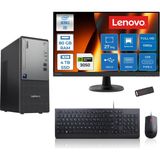 Lenovo Thinkcentre Neo 50T Gen 6 Intel Core Ultra 5 225 Upto 4.9ghz 80GB Ddr5 4tb SSD 6GB/RTX3050 Freedos +27" Fhd Monitör Masaüstü Bilgisayar 13BD007UTR2723F30+ZETTAUSBBELLEK - 27 inç