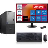 Lenovo Thinkcentre Neo 50T Gen 6 Intel Core Ultra 5 225 Upto 4.9ghz 80GB Ddr5 512GB SSD 4GB/RX550 Freedos +27" Fhd Monitör Masaüstü Bilgisayar 13BD007UTR2727F27+ZETTAUSBBELLEK - 27 inç