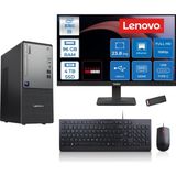 Lenovo Thinkcentre Neo 50T Gen 6 Intel Core Ultra 5 225 Upto 4.9ghz 96GB Ddr5 4tb SSD 4GB/RX550 Freedos +23.8"fhd Monitör Masaüstü Bilgisayar 13BD007UTR2427F35+ZETTAUSBBELLEK - 23,8 inç
