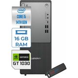 Lenovo Thinkcentre Neo 50T Gen5 Intel Core I5 14400 16GB Ddr5 1tb SSD Windows 11 Home Nvidia GT1030 4gb Masaüstü Bilgisayar 103012UAS1CF00H03 + Zetta Flash Bellek