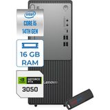 Lenovo Thinkcentre Neo 50T Gen5 Intel Core I5 14400 16GB Ddr5 1tb SSD Windows 11 Pro Nvidia RTX3050 6gb Masaüstü Bilgisayar 305012UAS1CF00P03 + Zetta Flash Bellek