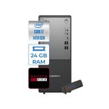 Lenovo Thinkcentre Neo 50T Gen5 Intel Core I7 14700 24GB Ddr5 256GB SSD Windows 11 Pro Radeon RX550 4gb Masaüstü Bilgisayar 55012UAS0GL00P06 + Zetta Flash Bellek
