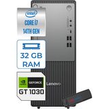 Lenovo Thinkcentre Neo 50T Gen5 Intel Core I7 14700 32GB Ddr5 2tb SSD Windows 11 Home Nvidia GT1030 4gb Masaüstü Bilgisayar 103012UAS0GL00H14 + Zetta Flash Bellek