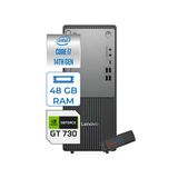 Lenovo Thinkcentre Neo 50T Gen5 Intel Core I7 14700 48GB Ddr5 4tb SSD Windows 11 Home Nvidia GT730 4gb Masaüstü Bilgisayar 73012UAS0GL00H20 + Zetta Flash Bellek
